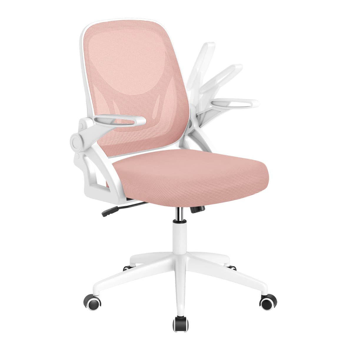 Chaise de Bureau Ergonomique en Résille avec Soutien Lombaire et Accoudoirs Relevables Conception Pi
