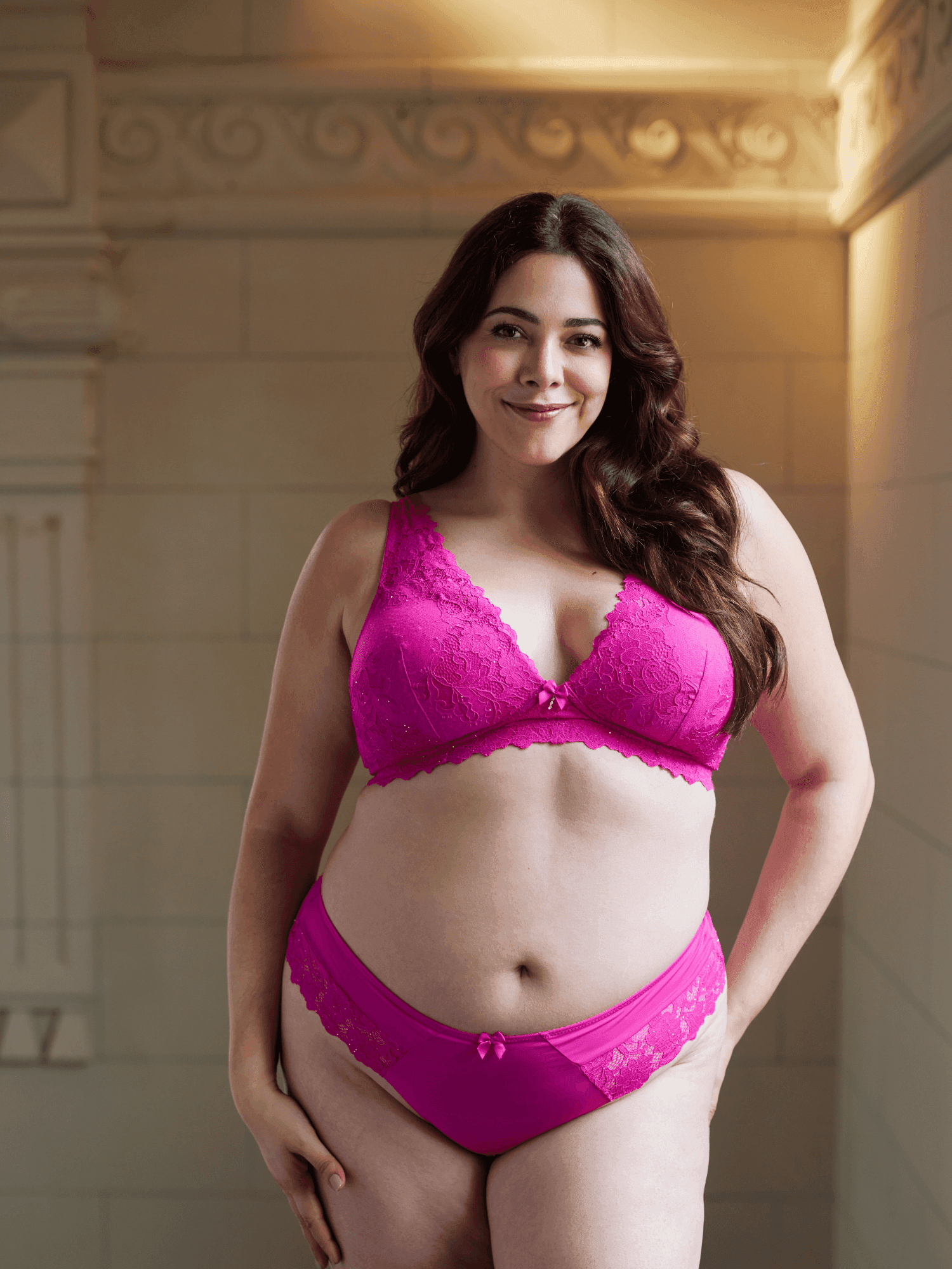 Soutien-gorge à Coque Fine Souple BCDE DEFI Fushia
