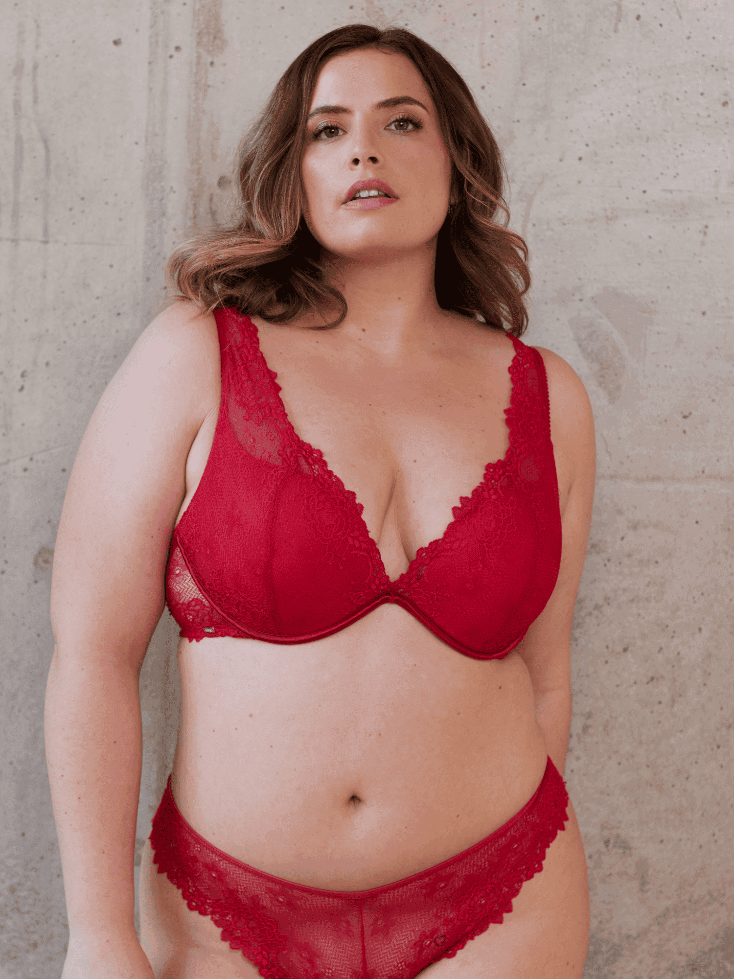 Dahalia Soutien Gorge Push D ROUGE