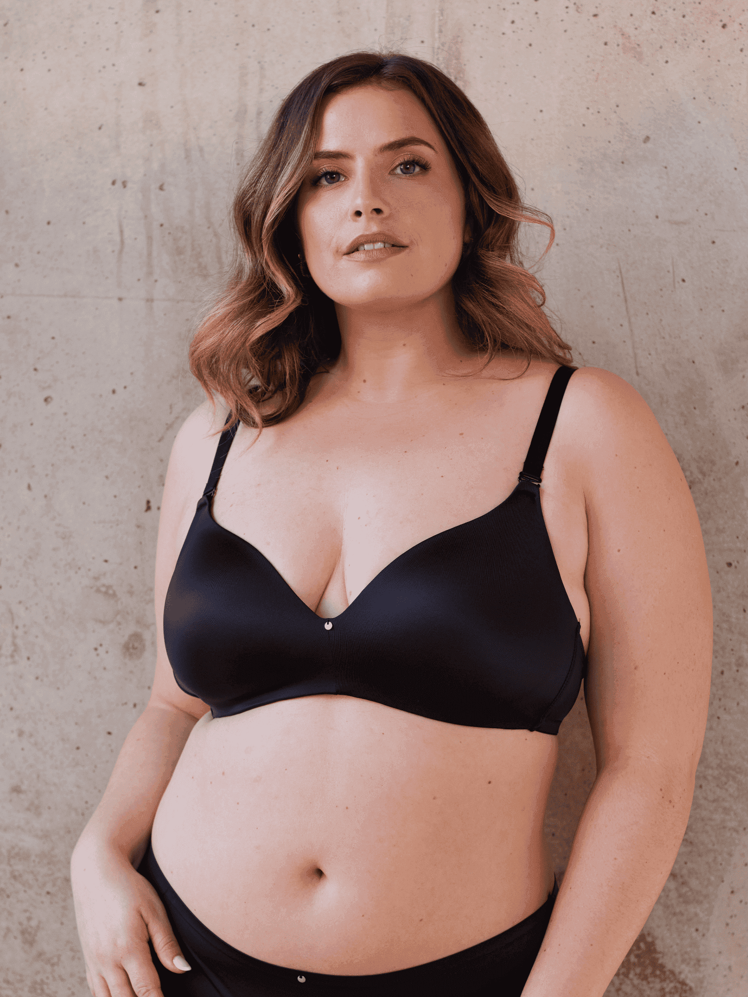 Soutien gorge souple sans armatures FIT NOIR Bonnets BCD