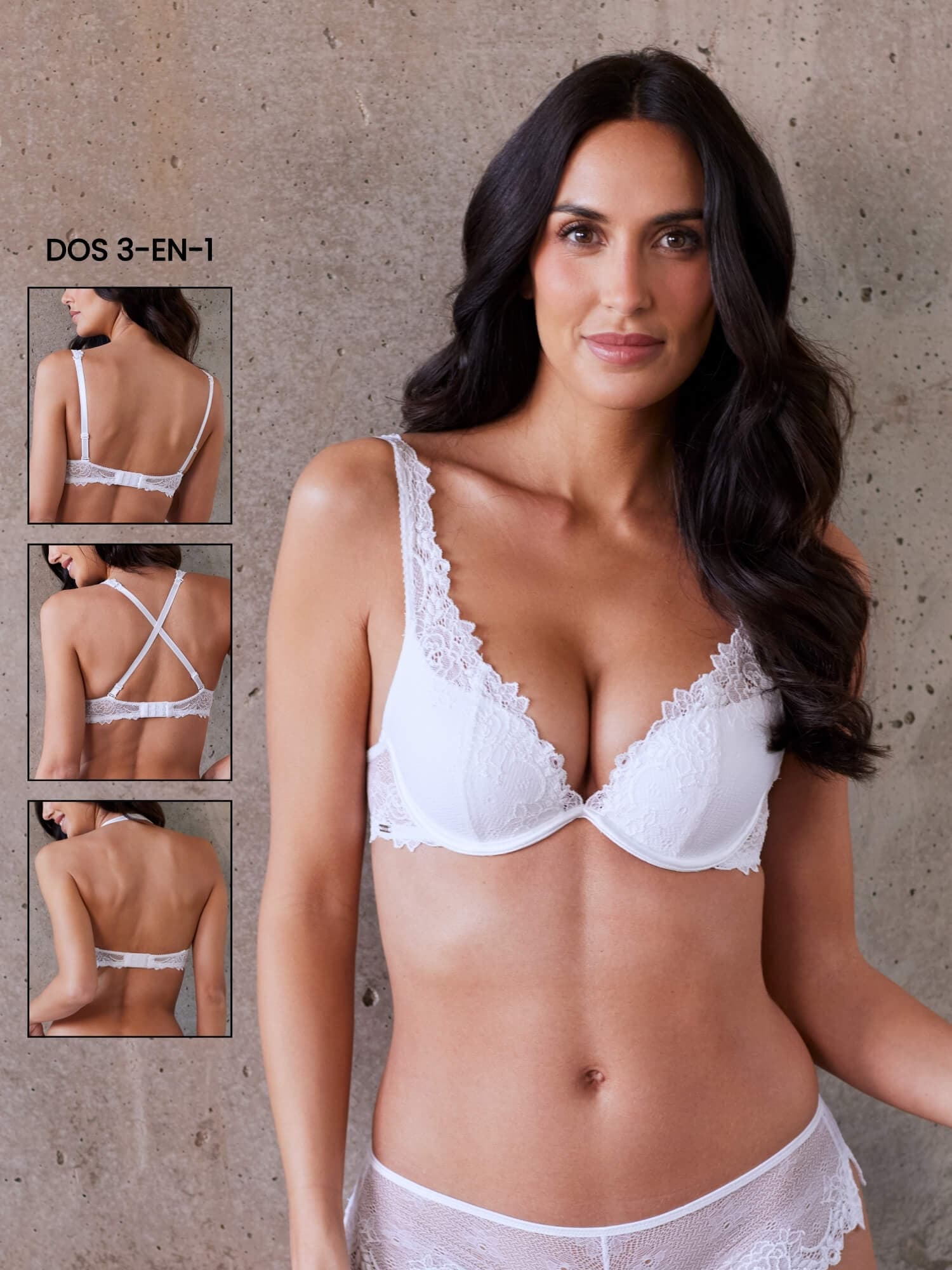 Dahalia Soutien Gorge Push Bc BLANC