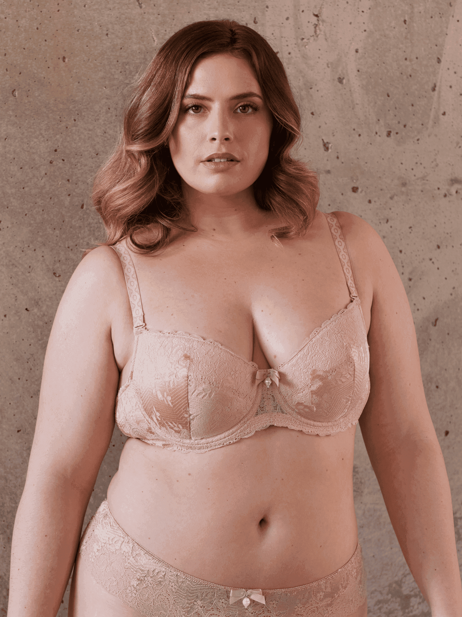 Soutien-gorge à coques fines FAME Praline Bonnets DE