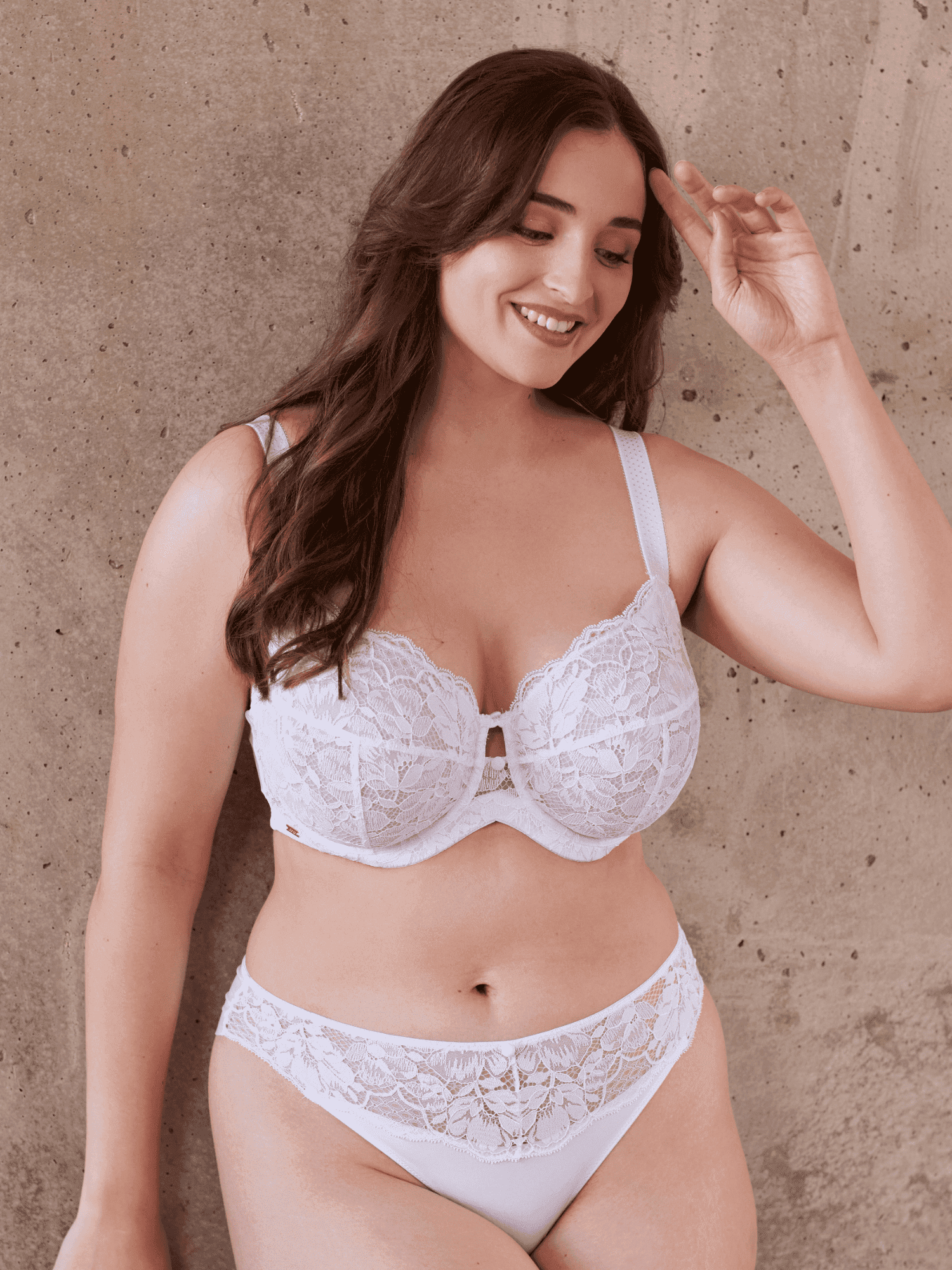Soutien-gorge à Armatures Bonnets FGHI FIDJI Blanc