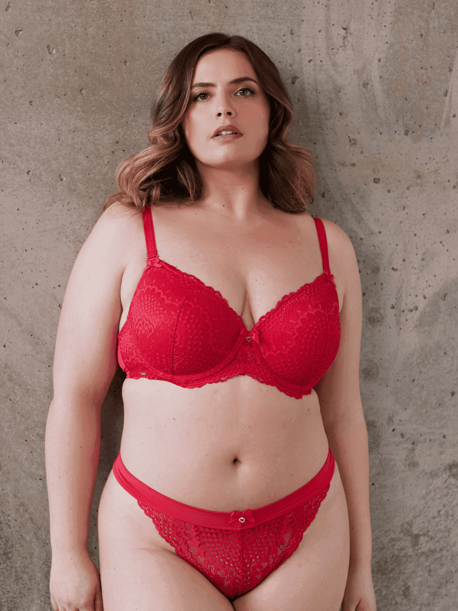 Soutien-gorge à coques fines Defg Flirty ROUGE